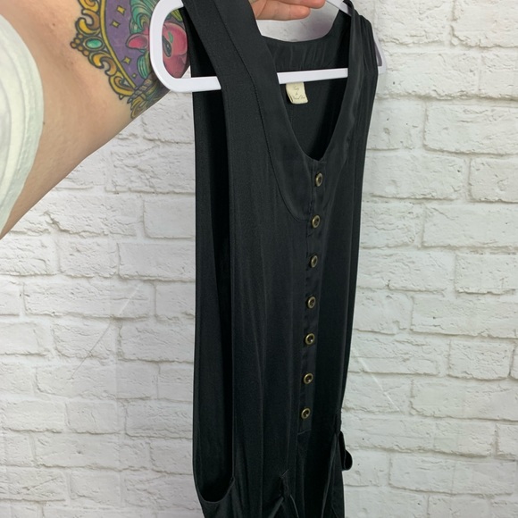 Society For Rational Dress Silk Black Belt Romper - Picture 5 of 8